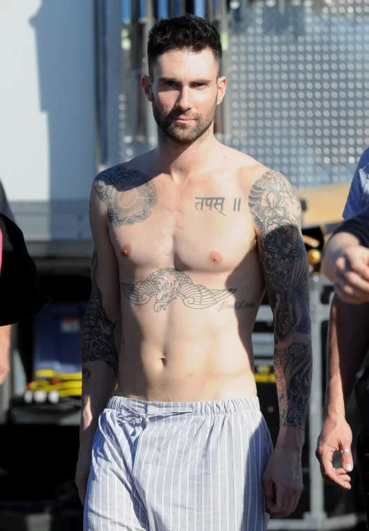 Adam Levine dick photos