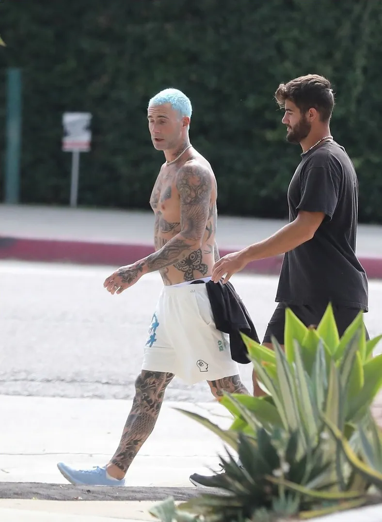 Adam Levine shirtless pics