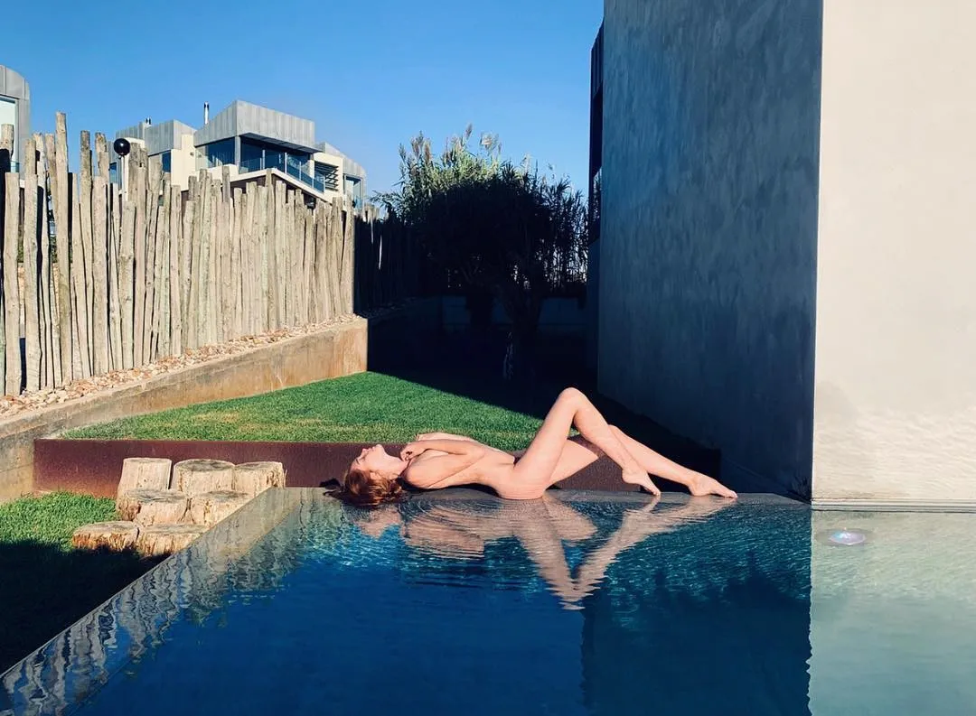 Alexina Graham Sexy at the Pool