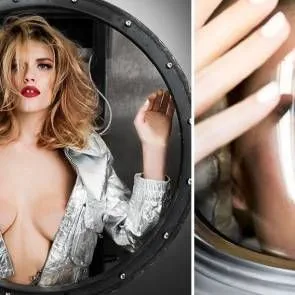 Ashley Smith nago i seksowna astronauta