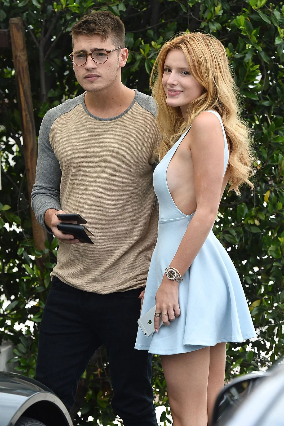 Bella-Thorne-Braless-7