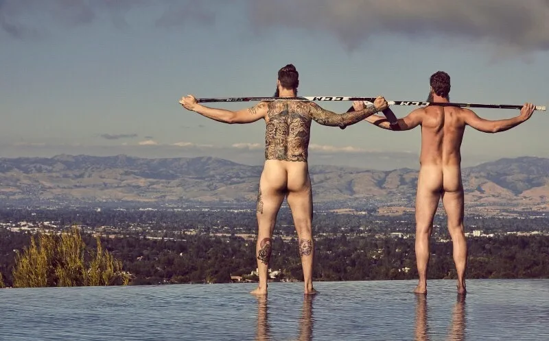 Joe Thornton and Brent Burns Nude