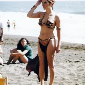 Carrie Fisher sexy jako Laia