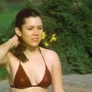 Carrie Fisher v bikinách