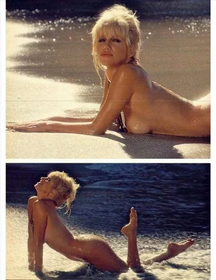 Suzanne Somers bogel di pantai