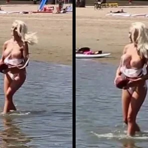 कर्टनी स्टोडेन नग्न स्तन