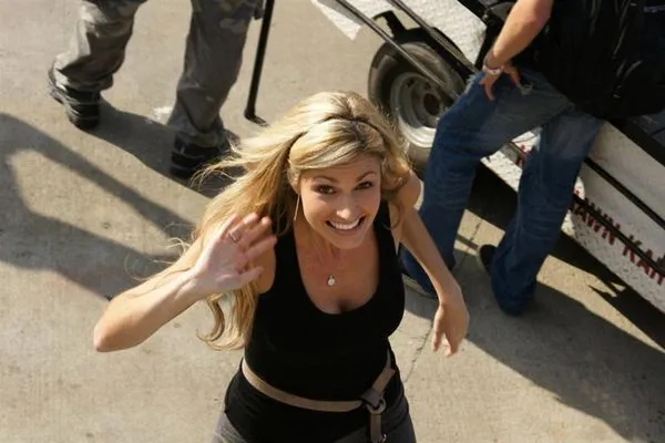 Decote de Erin Andrews