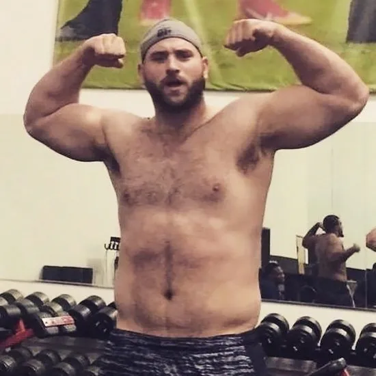 Kyle Long naken och bar överkropp