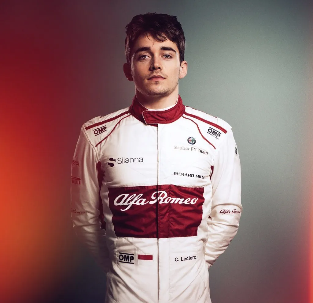 Charles Leclerc shirtless