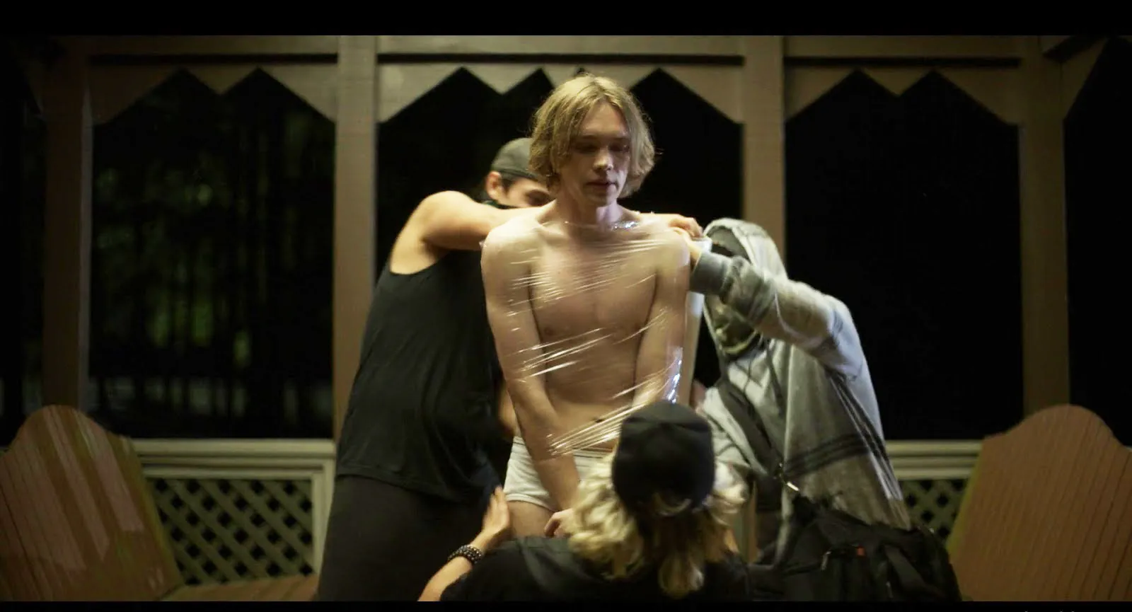 Charlie Plummer gay sex scenes