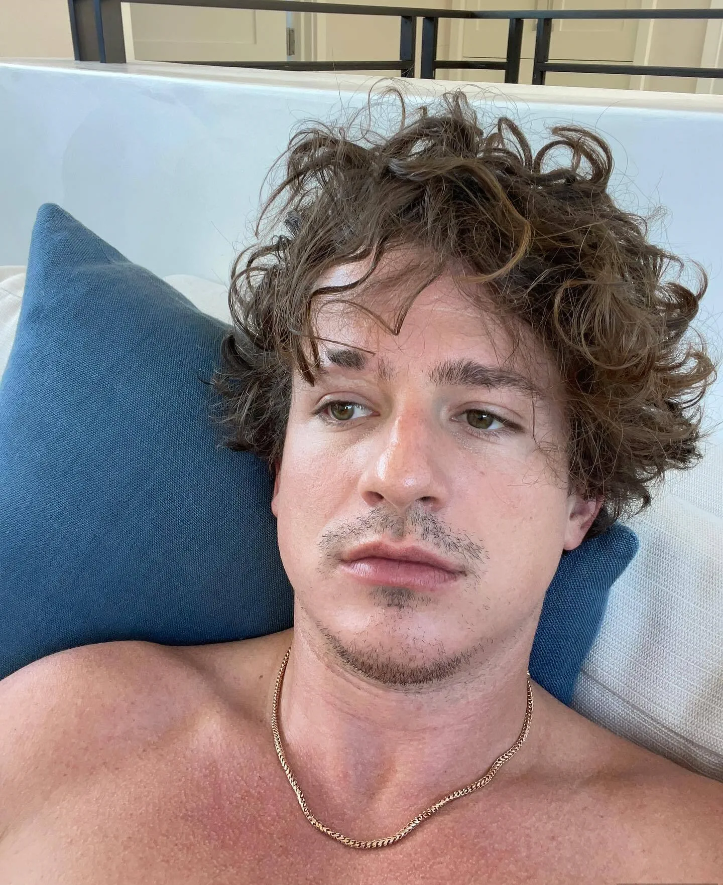 Charlie Puth shirtless