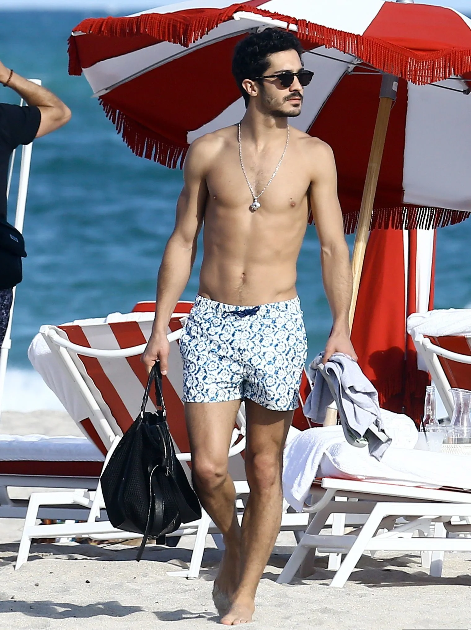 Chino Darin shirtless