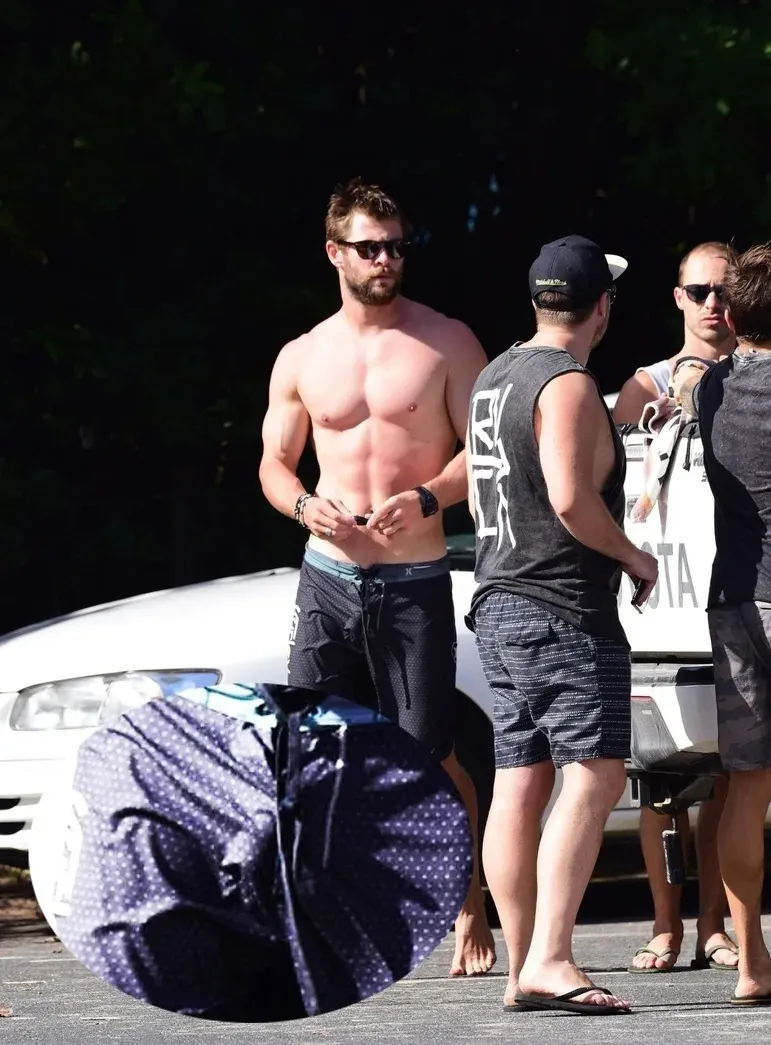 Chris Hemsworth oops