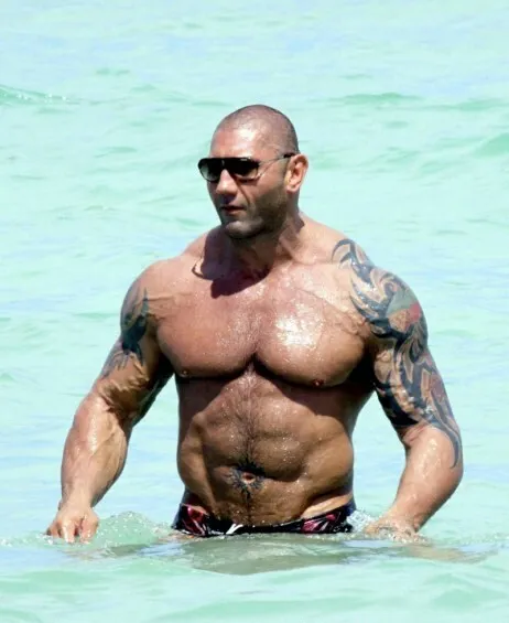 Dave Bautista shirtless