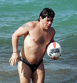 Diego Maradona Nude