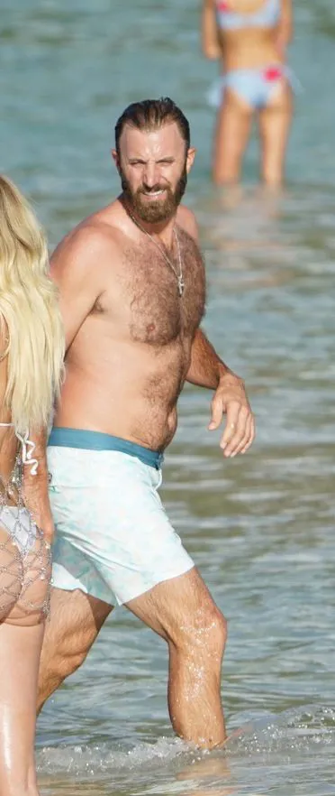 Dustin Johnson paparazzi