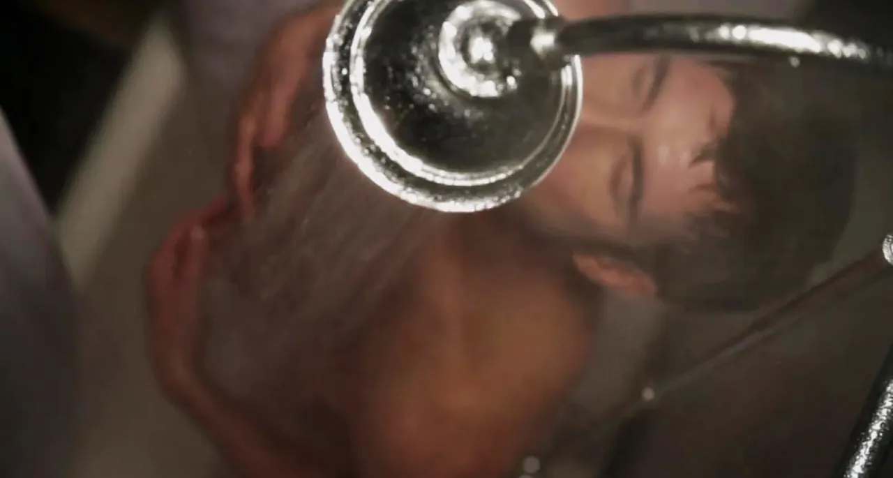 Dylan McDermott nude shower