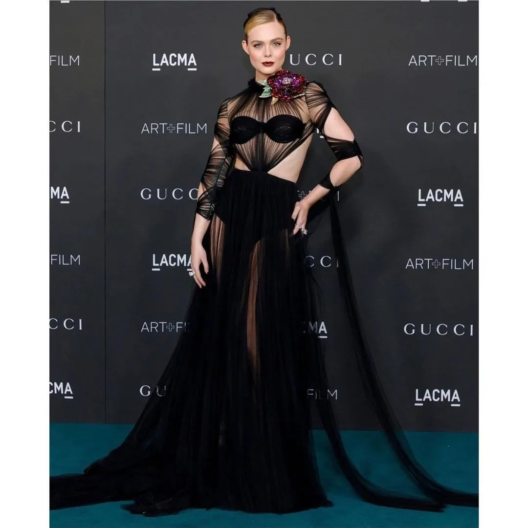 Elle Fanning See through