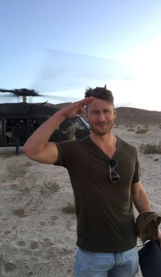 Glen Powell nude cock pics