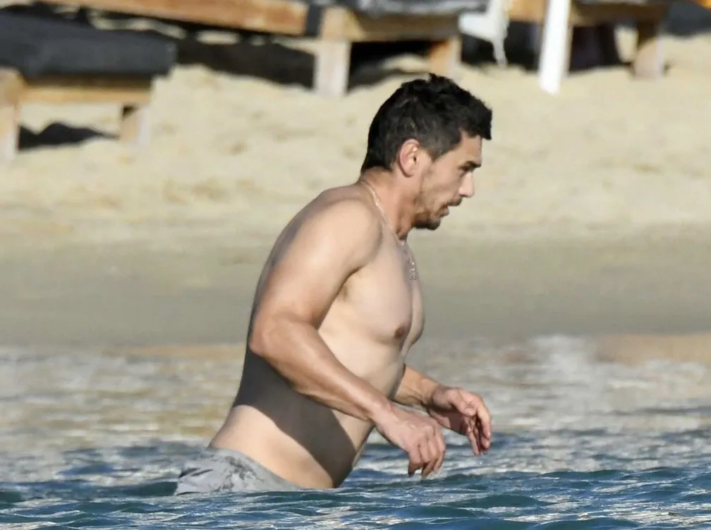 James Franco shirtless