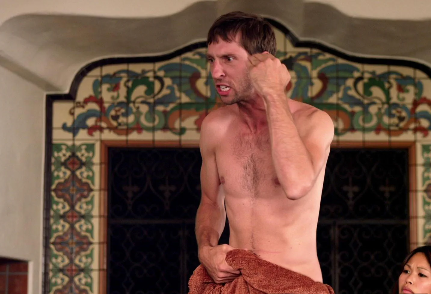 Joel David Moore shirtless