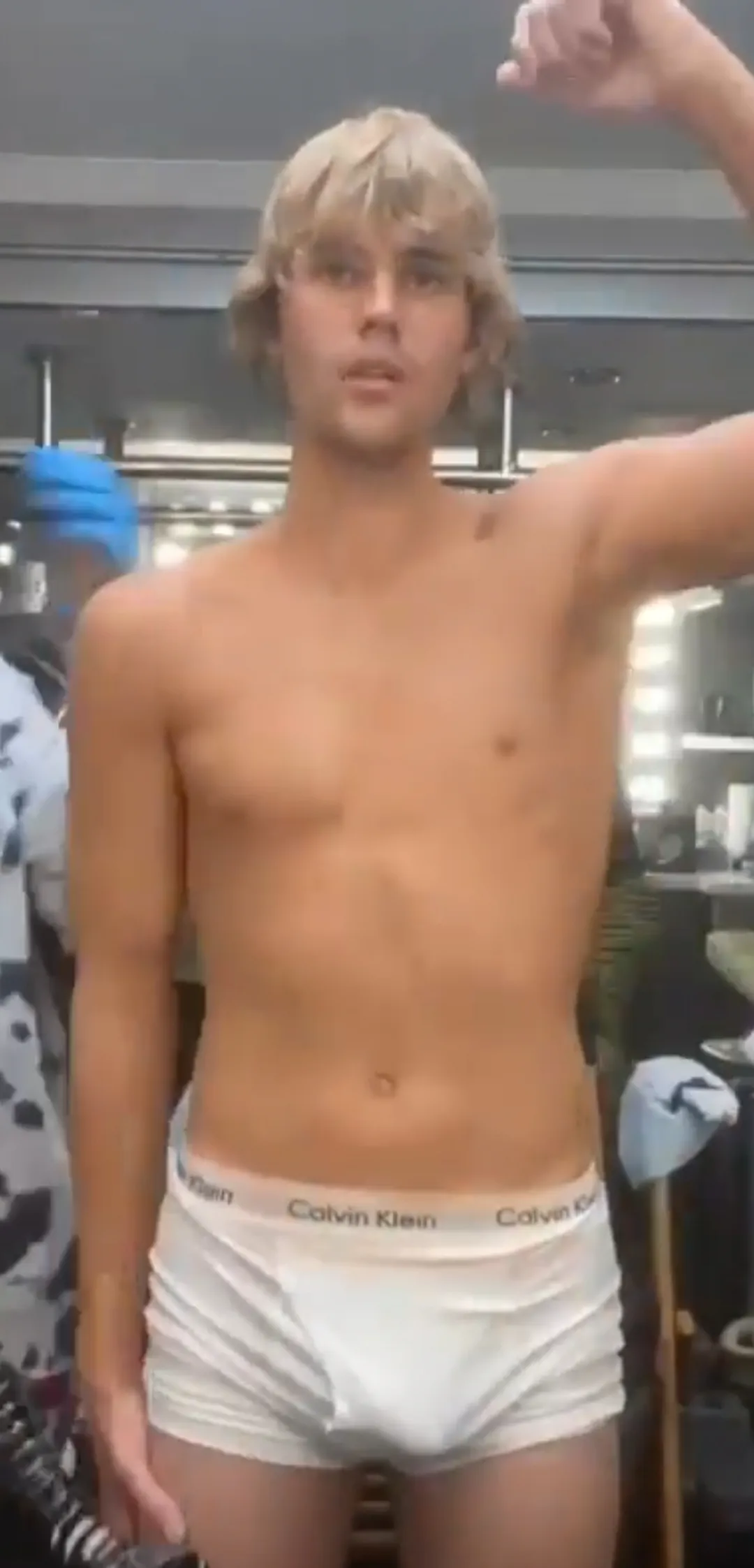 Justin Bieber erect penis