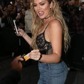 Khloe Kardashian ze swoimi fanami