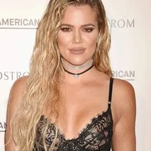 Khloe Kardashian See Through Top