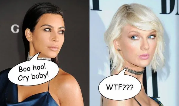 קים קרדשיאן טראש טיילור סוויפט בגין משחק הקורבן