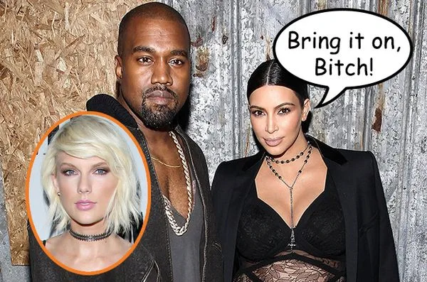 Kim Kardashian și Kanye West sunt dați în judecată de Taylor Swift?