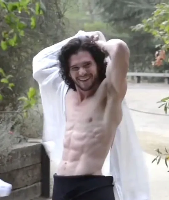 Kit Harington shirtless