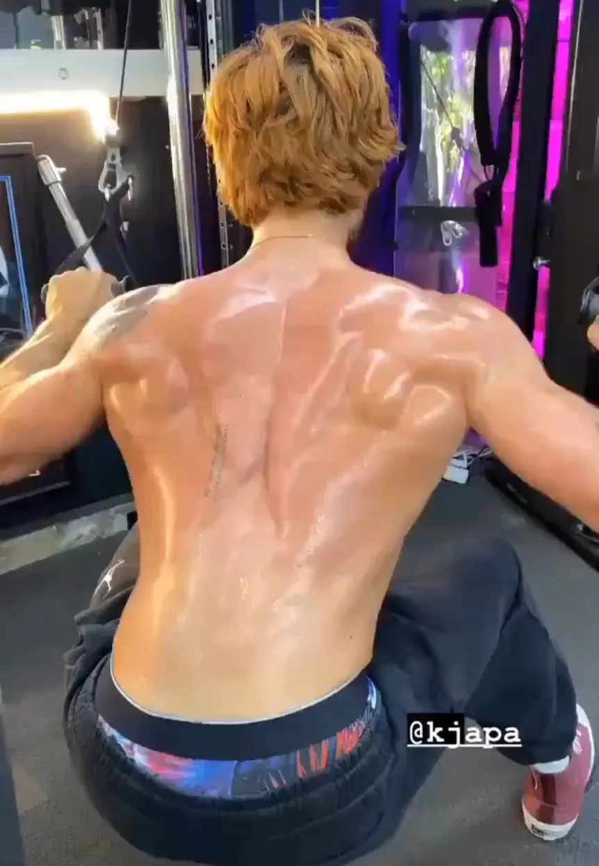 KJ Apa ass