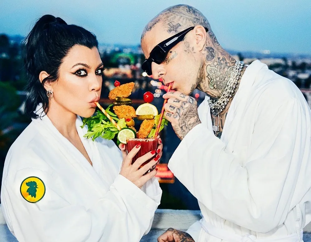 Kourtney Kardashian BTS