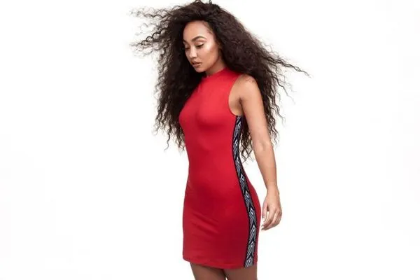 Rochie roșie Leigh-Anne Pinnock