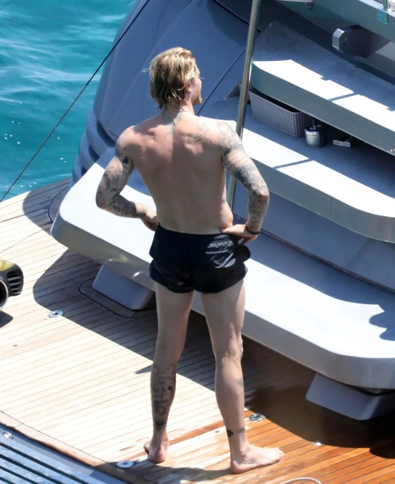 Loris Karius shirtless