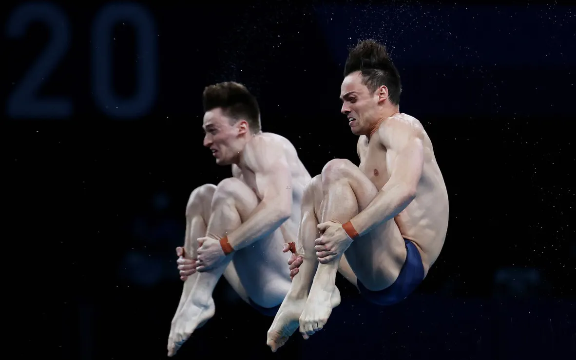 Tom Daley Matty Lee oops