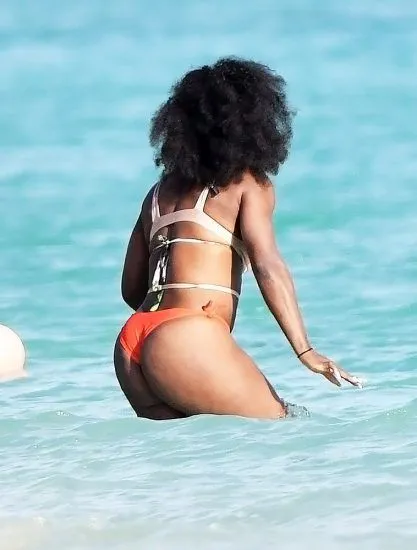 Culo de bikini de Serena Williams