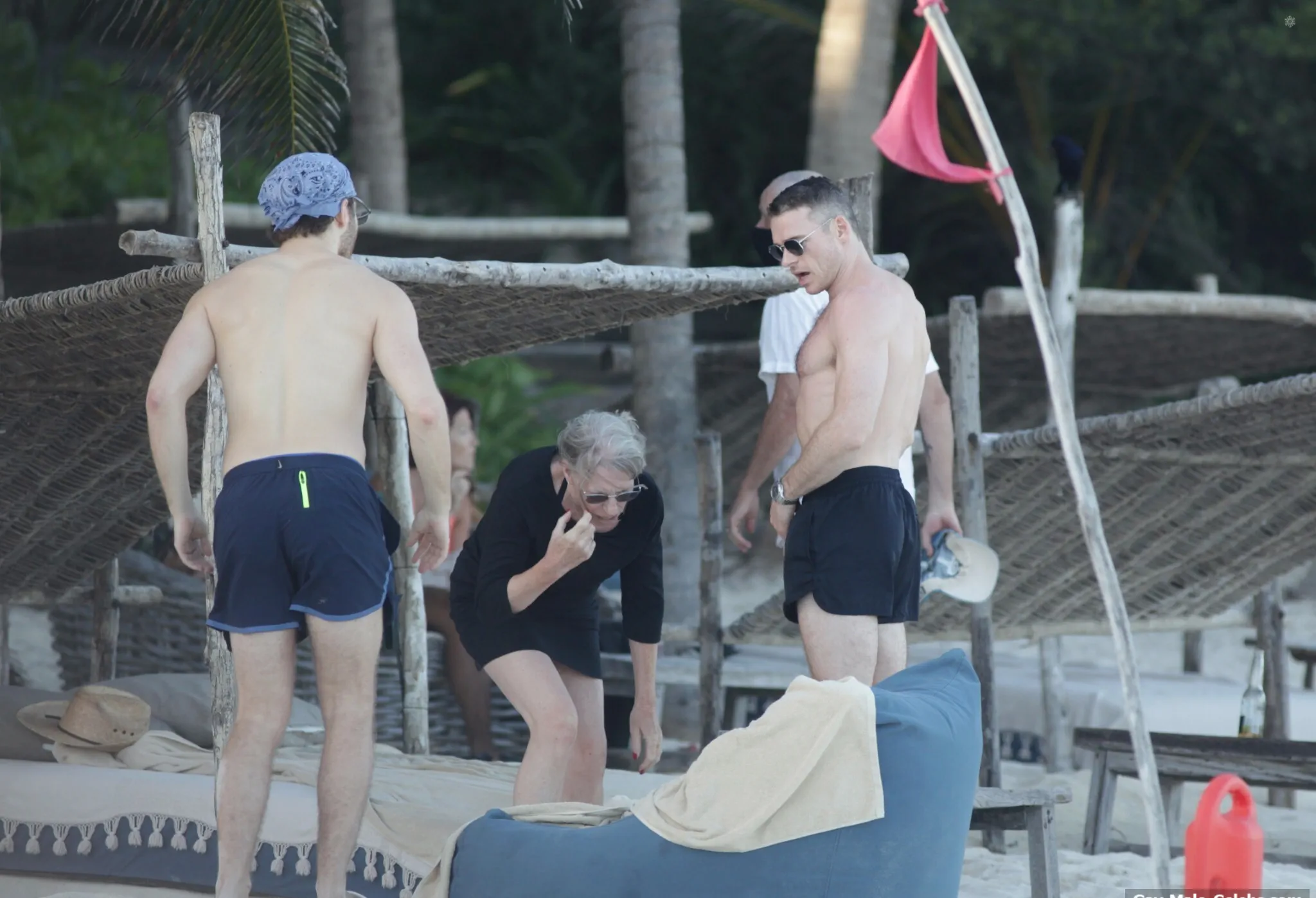 Richard Madden beach