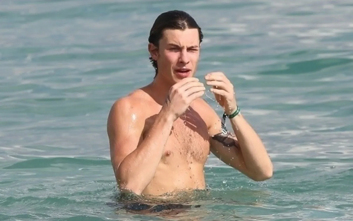 Shawn Mendes shirtless