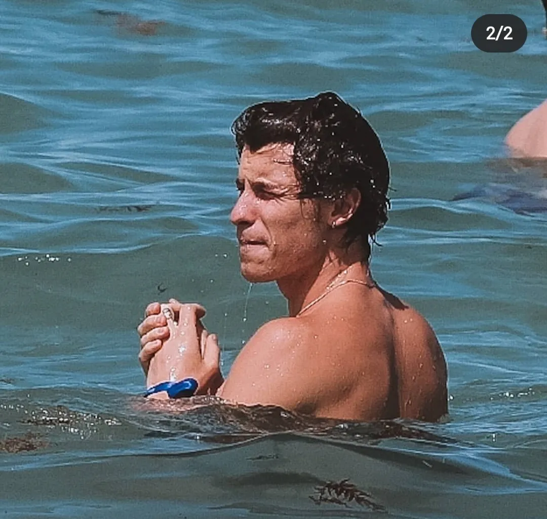 Shawn Mendes sunbathing