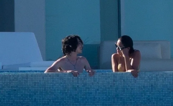 Timothee Chalamet shirtless