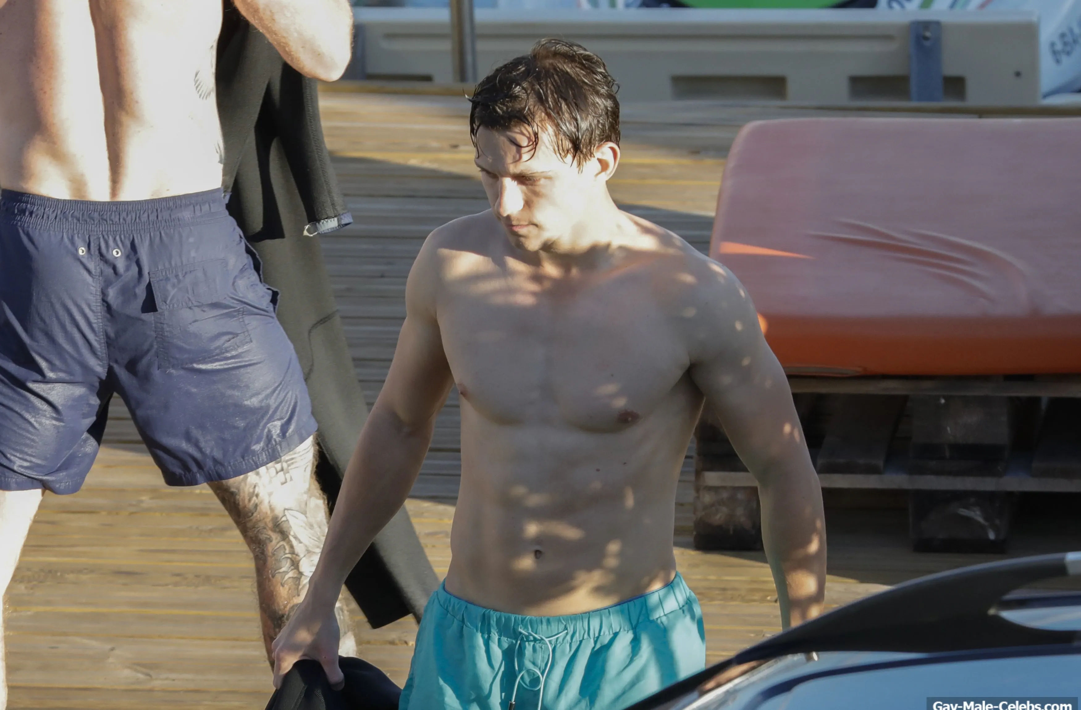 Tom Holland shirtless