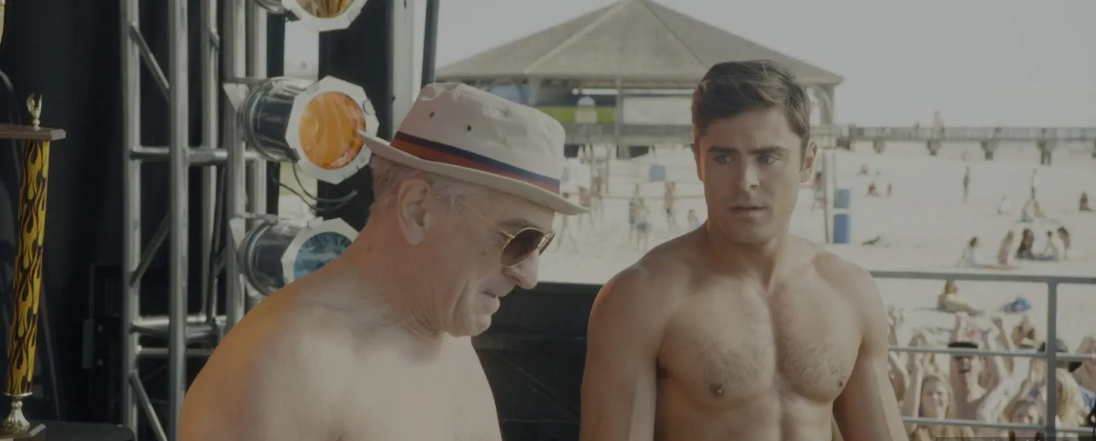 Zac Efron shirtless